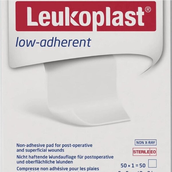 Leukomed LA Low Adherent Absorbent Dressing 5cm x 5cm (1 dressing only)