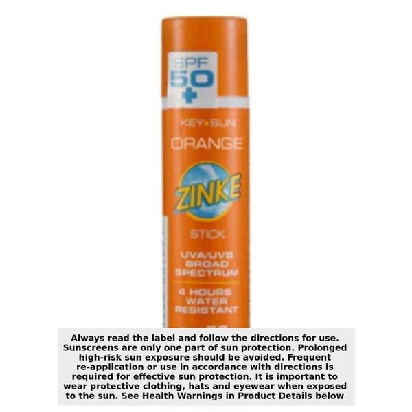Key Sun Zinke Stick SPF 50+ Orange 5g