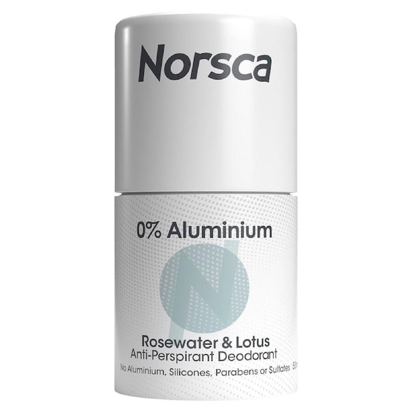Norsca Aluminium Free Rosewater + Lotus Roll on Deodorant 50ml