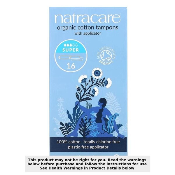 Natracare Tampons with Applicator Super 16 Pack