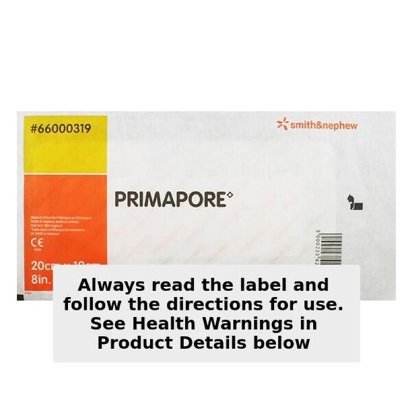 Primapore Flexible Fabric Dressing 20cm x 10cm Single by Smith & Nephew