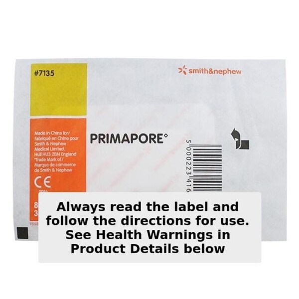 Primapore Flexible Fabric Dressing 8.3cm x 6cm Single by Smith & Nephew