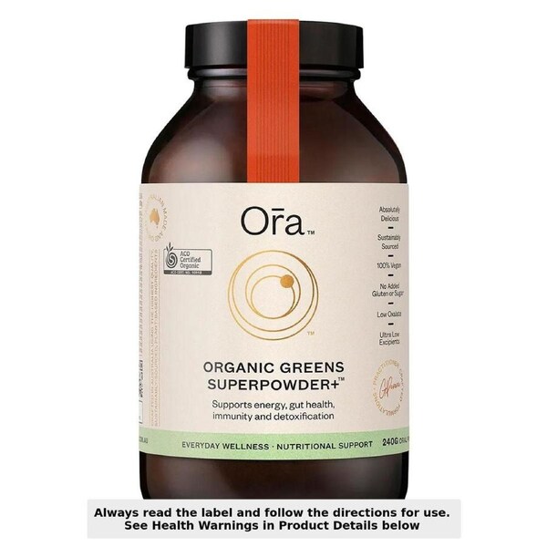Ora Organic Greens Superpowder 240g