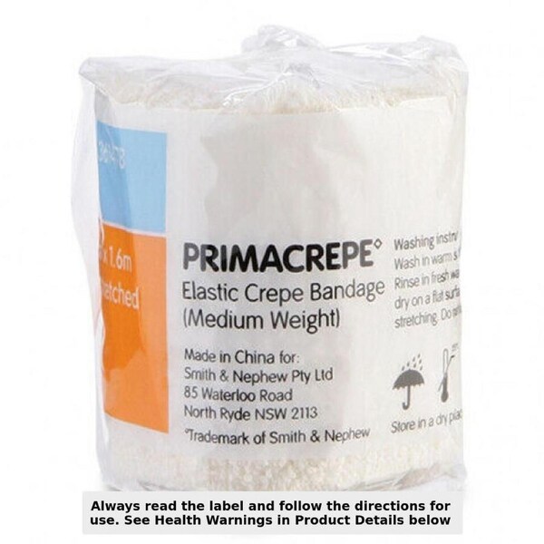 Primacrepe Elastic Crepe Bandage Medium Weight 5cm x 1.6m