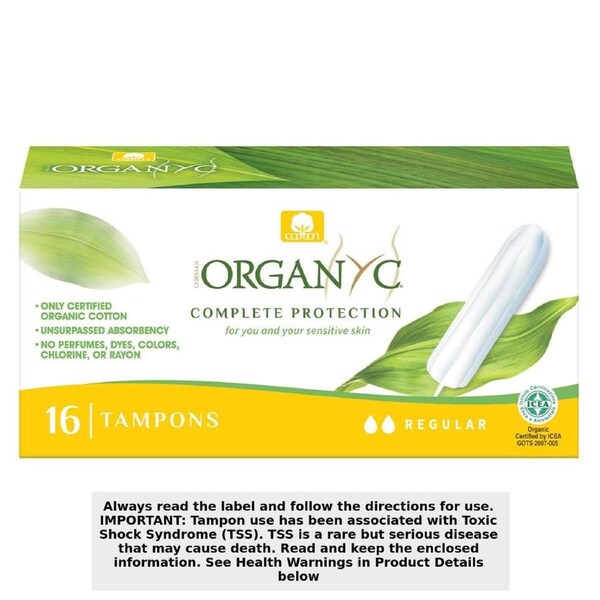 Organyc Tampons - Regular 16 Pack