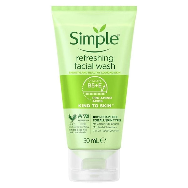 Simple Kind to Skin Refreshing Facial Wash 50ml