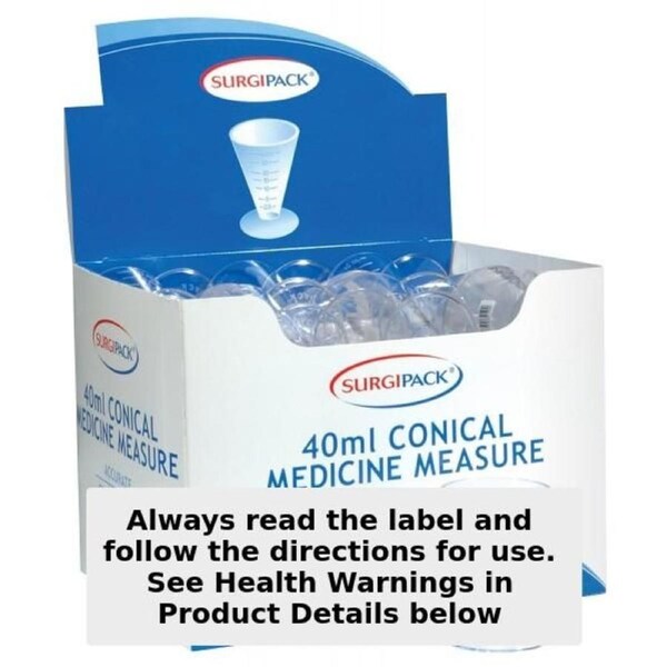Surgipack 40ml Conical Medicine Measure (single)