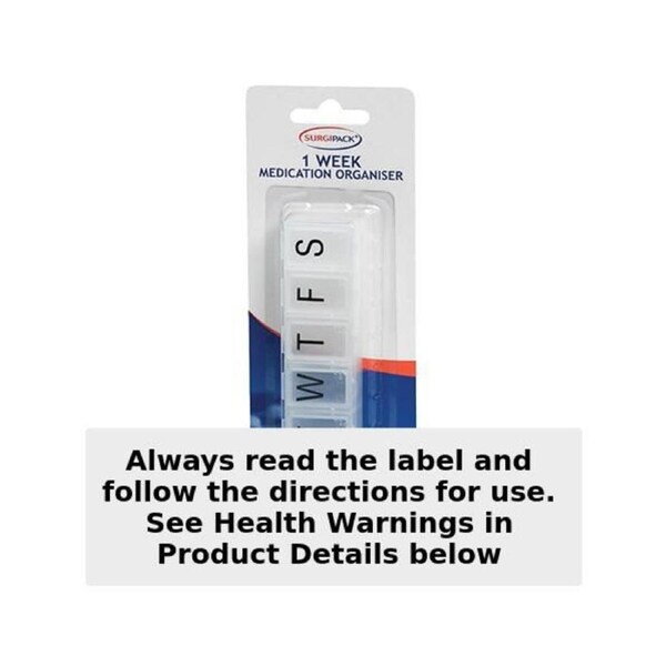 Surgipack 1 Week Medication Organiser