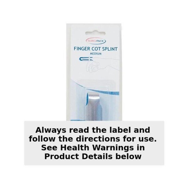 Surgipack Finger Cot Splint Medium