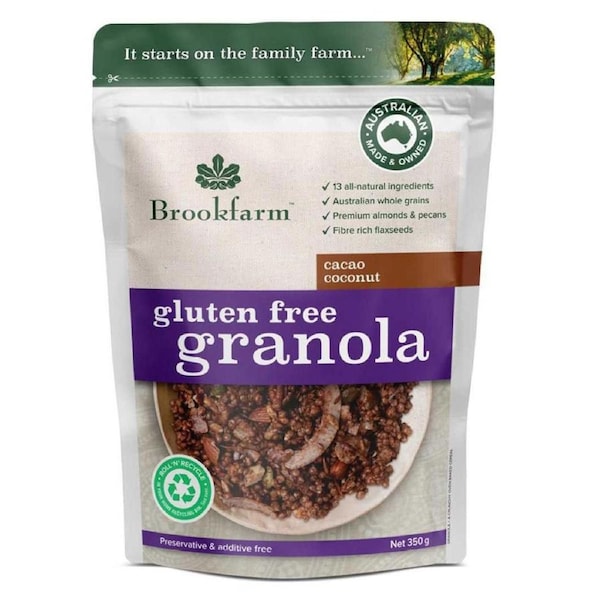 Brookfarm Gluten Free Granola Cacao Coconut 350g