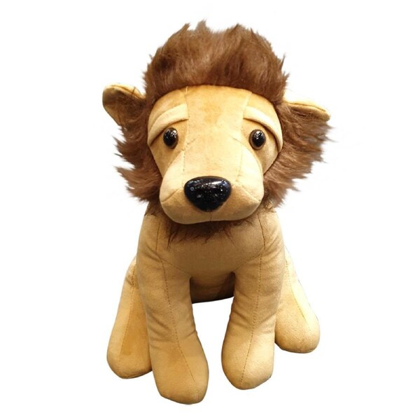 French Country Vintage Weighted Leonard the Lion Door Stopper