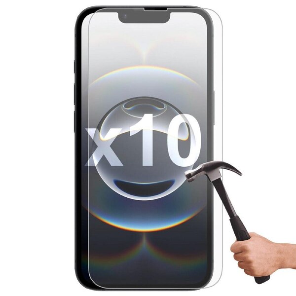 10 Pack 9H Tempered Glass Screen Protector Guard for Apple iPhone 16e Front Bulk