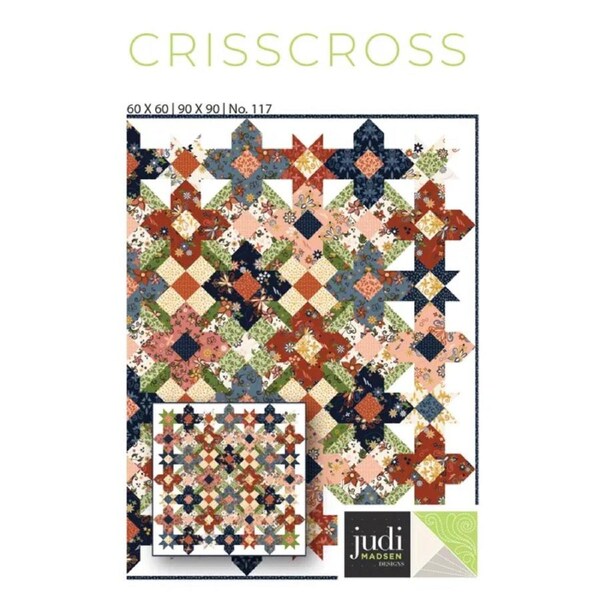 Riley Blake Designs Judi Madsen Criss Cross Printed Quilt Pattern