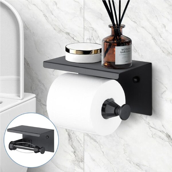 ACA Stainless Steel Toilet Paper Roll Holder Paper Towel Holder Damping Effect