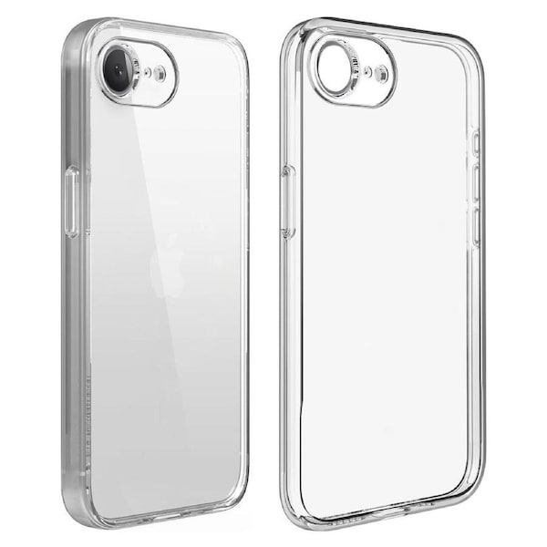 For Apple iPhone 16e Slim Transparent Clear Bumper Back Soft Phone Case Cover