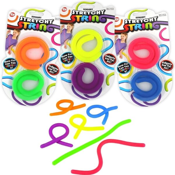 Neon Stretchy Strings (Pack of 2)