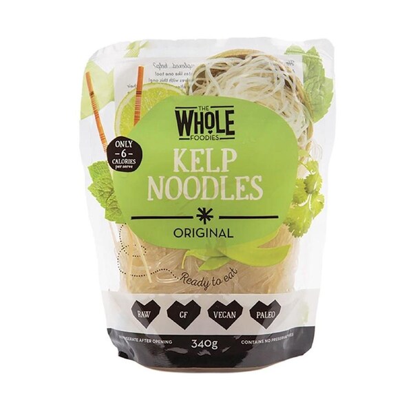 THE WHOLE FOODIES Kelp Noodles Original 340g