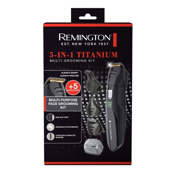 Remington Men's Cordless Shaver Rechargeable Clipper All-In-One Groomer Trimmer Electric Razor