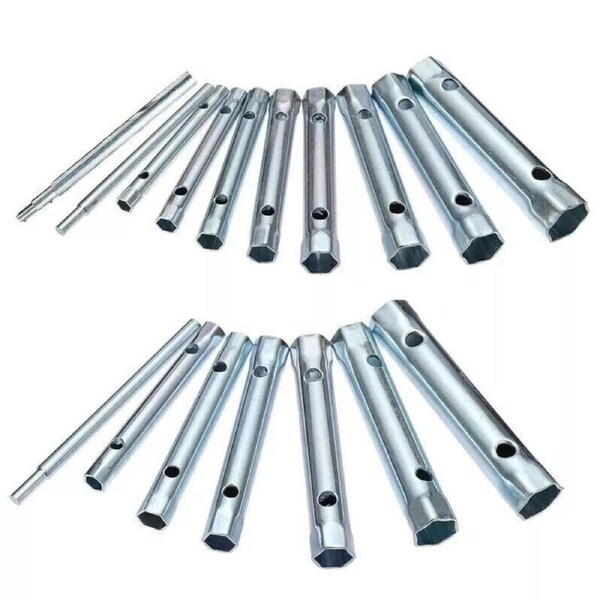 Spark Plug Plumber Sink Tap Wrench Set Tap Spanner Hex Socket Set 6-22mm - 10pcs