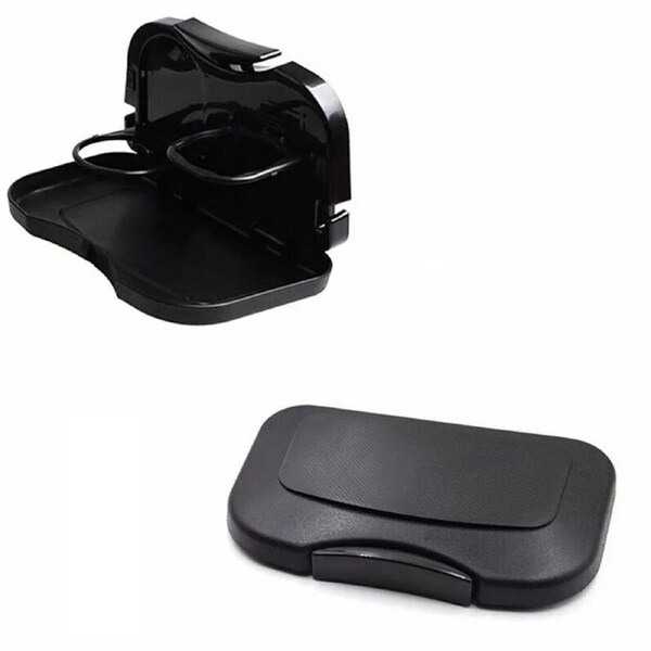 Auto Car Cup Holder New Back Seat Tray Table Stand Desk Drink Food Folding