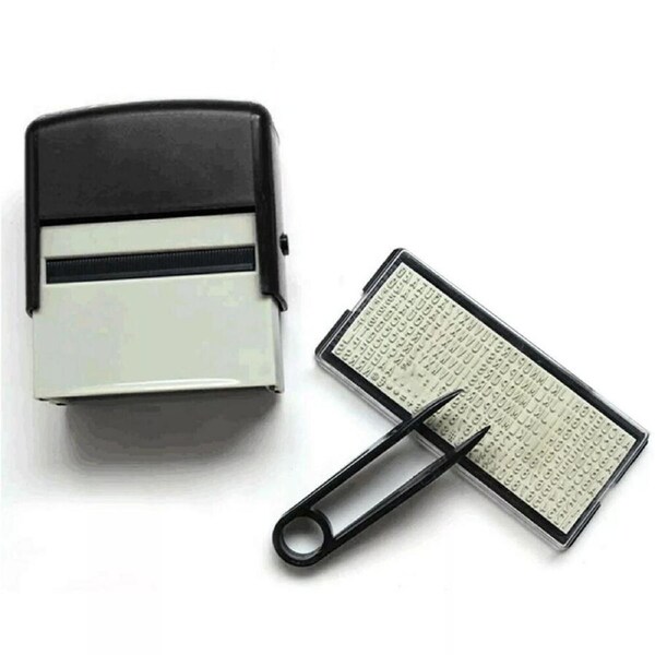 Inking Stamp DIY Custom Personalised Self Rubber Business Name Kit Making