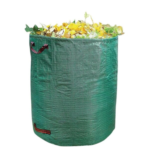 4x 270L Garden Waste Bag Leaf Rubbish Plant Grass Sack Reusable Carry Pack