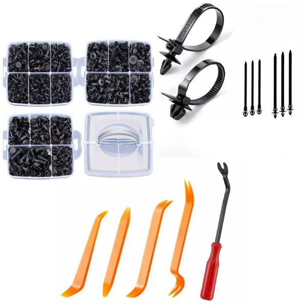 731pcs Auto Clips Car Vent Body Clips Retainer Push Kit Fasteners Rivet