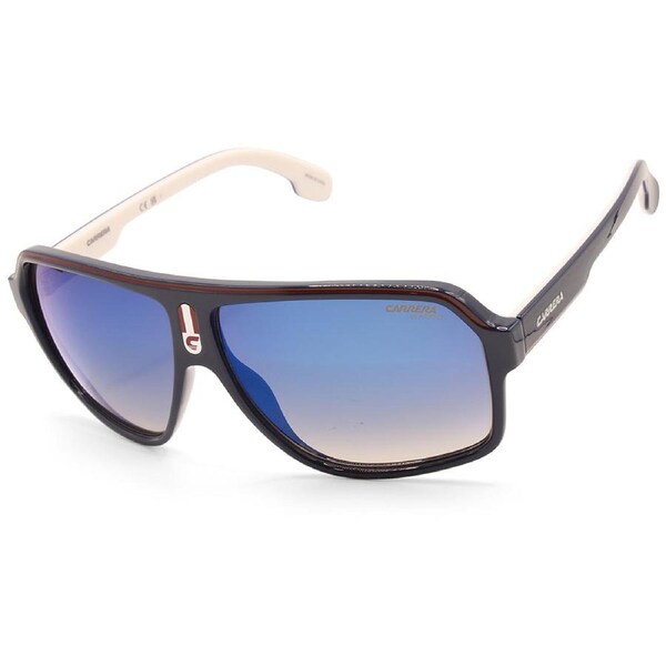 Carrera Shiny Navy White/Grey Gradient Unisex Fashion Sunglasses 1001/S 8RU-KM