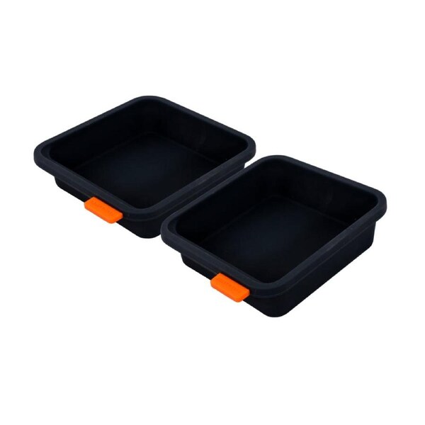 Bakemaster Set of 2 Divider Trays 13x13x3.5cm