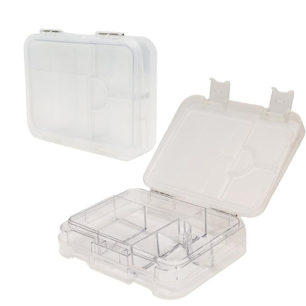 My Family Easy Clean Bento Lunchbox – Leakproof, Durable & Kid-Approved - Clear