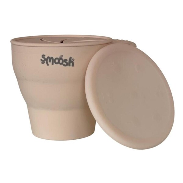Smoosh Snack Cup with Lid - Latte