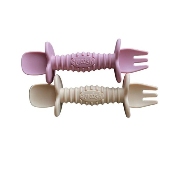 Smoosh Sporkie - Pink & Latte