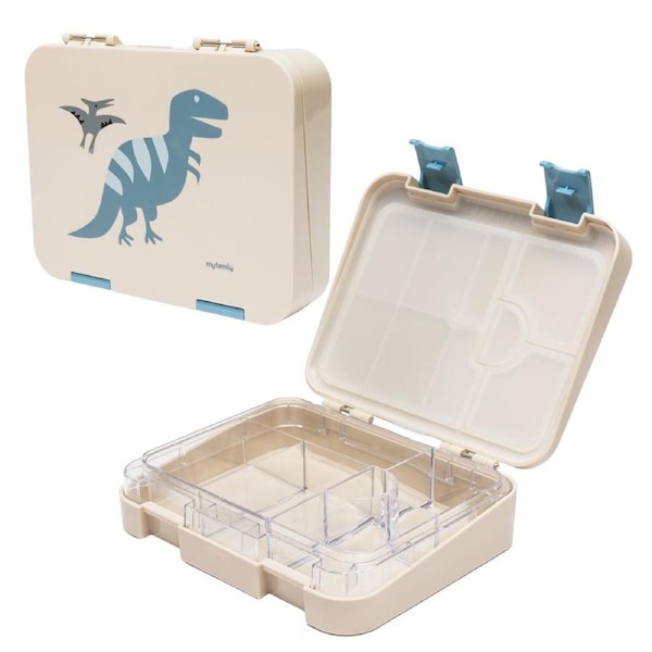 My Family Easy Clean Bento Lunchbox – Leakproof, Durable & Kid-Approved - Trex Dino