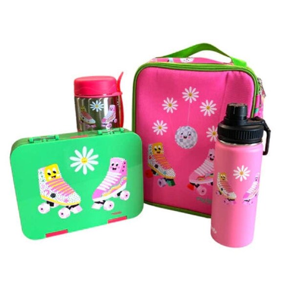 Foxy Lunch Bundle – Matching Bento, Cooler, Food Jar & Drink Bottle
