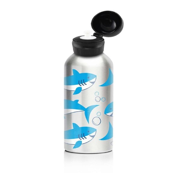 My Family Kids Stainless Steel Drink Bottle – BPA-Free, Durable & Leakproof - Shark