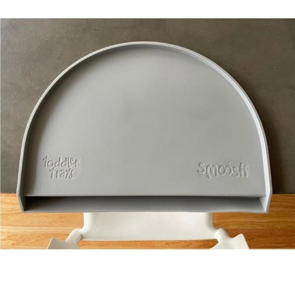 Smoosh Silicone Toddler Tray - Grey