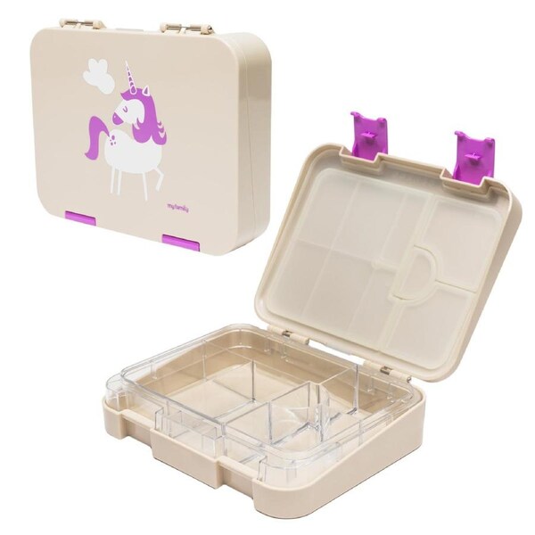 My Family Easy Clean Bento Lunchbox – Leakproof, Durable & Kid-Approved - Unicorn