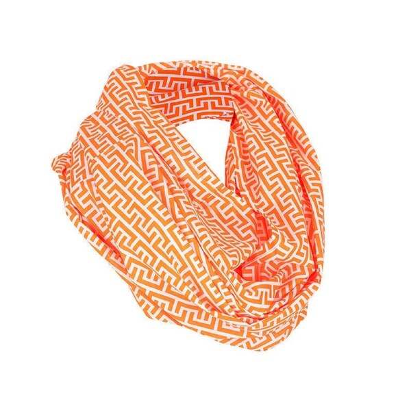 KissKiss HugHug Breast Feeding Scarf - Geo Rust