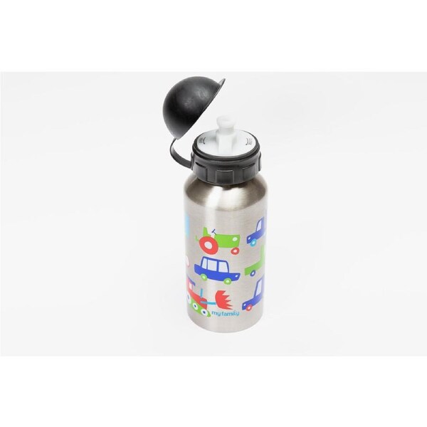 My Family 400ml Stainless Steel Drink Bottle Traffic