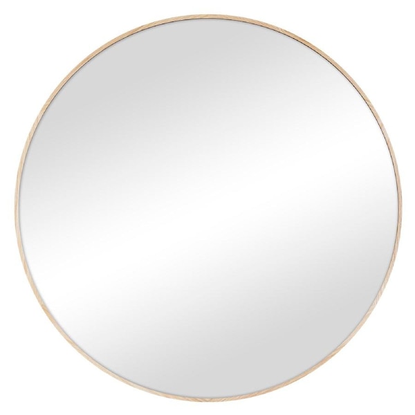 Cooper & Co. Oakleigh 80cm Round Solid Oak Mirror