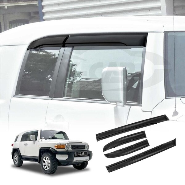 Weathershields for Toyota FJ Cruiser 2011-2019 Car Weather Shields Wind Deflectors Window Sun Visor