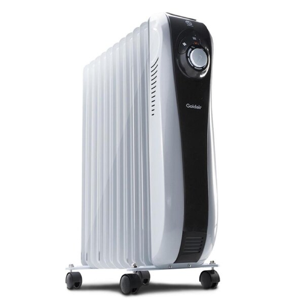 Goldair 2400W 11 Fin Oil Column Heater Grey