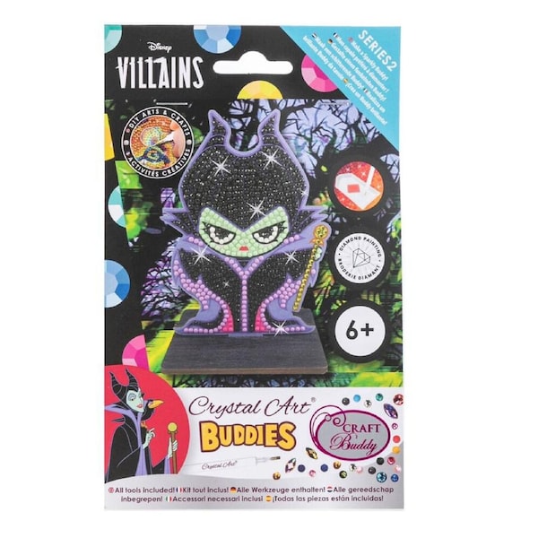 Craft Buddy Buddies Maleficent Kids/Children DIY Arts & Craft Activity Kit 6y+