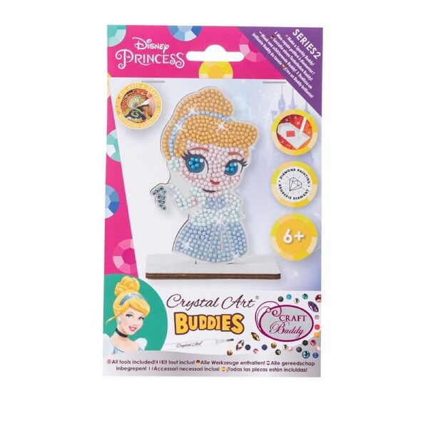 Craft Buddy Buddies Cinderella DIY Arts & Craft Activity Kit Kids/Children 6y+