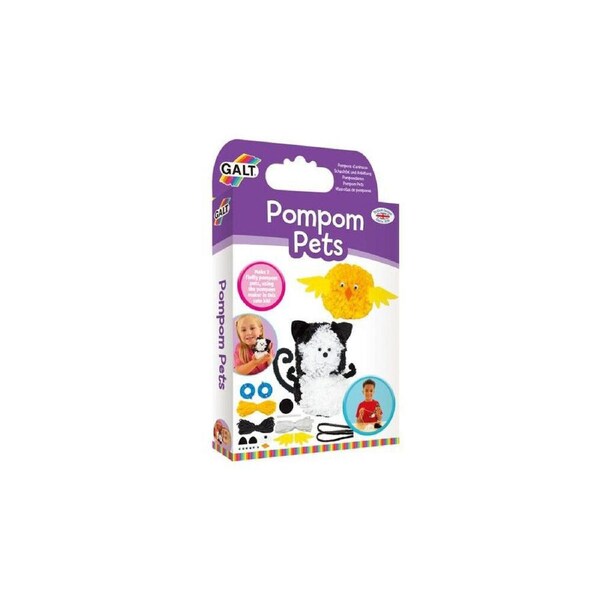 Galt Pom Pom Pets DIY Arts & Craft Kit Kids/Children Imaginative Fun Toy 5y+