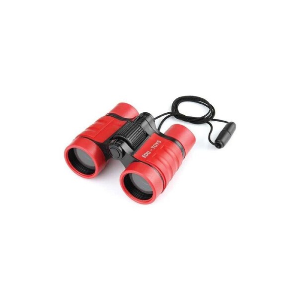 Edu Toys Binoculars w/ Carrying Bag Kids/Children Educational Travel Toy Red