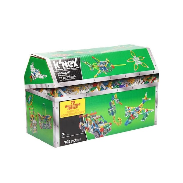 705pc K'Nex Classic Constructions 70 Model Building Toy Set Kids/Children 7y+