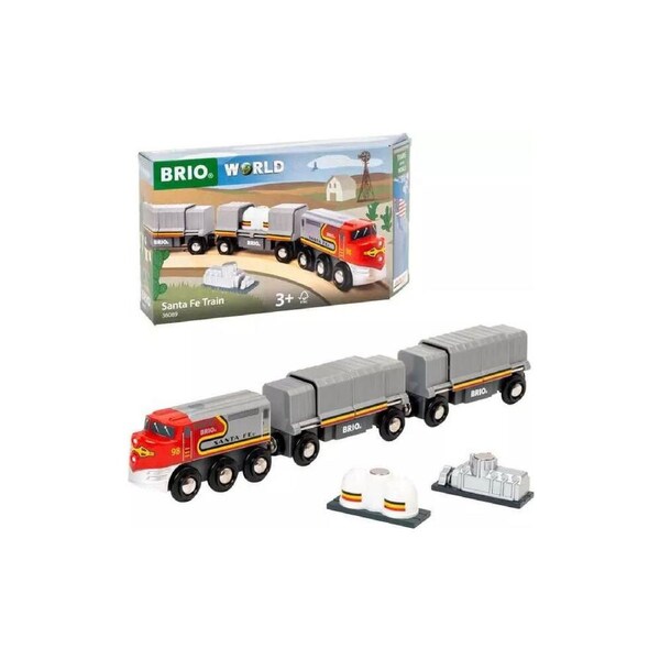 BRIO Santa Fe Train Trains of the World Kids/Children Imaginative Play Toy 3y+