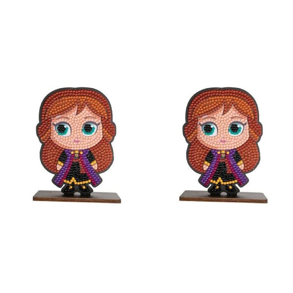 2PK Craft Buddy Buddies Anna DIY Arts & Craft Activity Kit Kids/Children 6y+