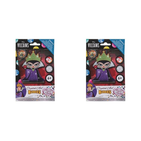 2PK Craft Buddy Buddies Evil Queen Kids/Children DIY Arts & Craft Kit 6y+